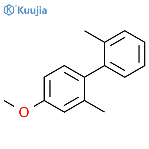 1,1'-Biphenyl, 4-methoxy-2,2'-dimethyl- structure