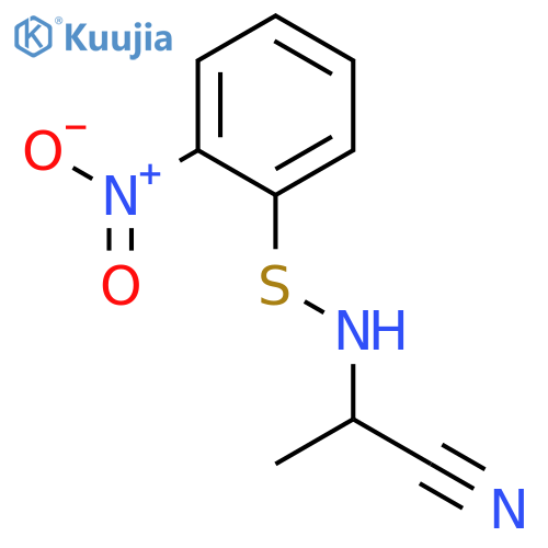 BENZENESULFENAMIDE, N-(1-CYANOETHYL)-2-NITRO- structure