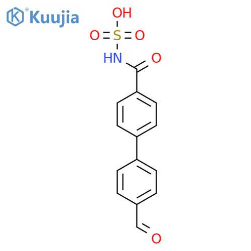 Sulfamic acid, [(4'-formyl[1,1'-biphenyl]-4-yl)carbonyl]- structure
