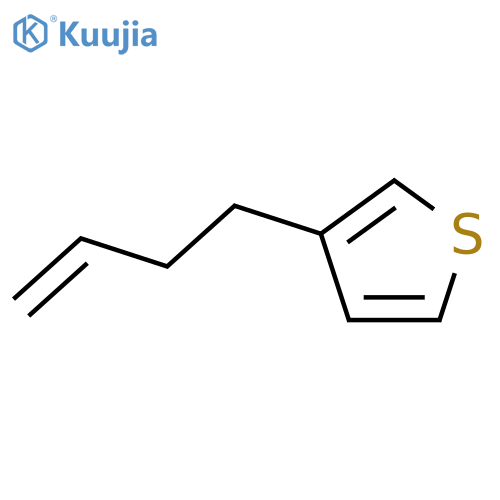 3-(but-3-en-1-yl)thiophene structure