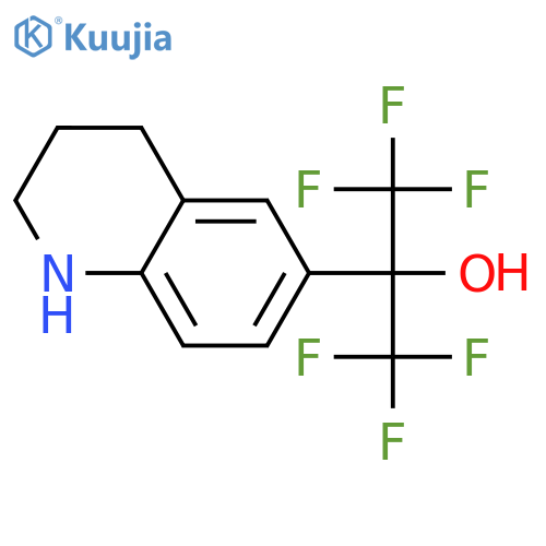 1,1,1,3,3,3-Hexafluoro-2-(1,2,3,4-tetrahydroquinolin-6-yl)propan-2-ol structure
