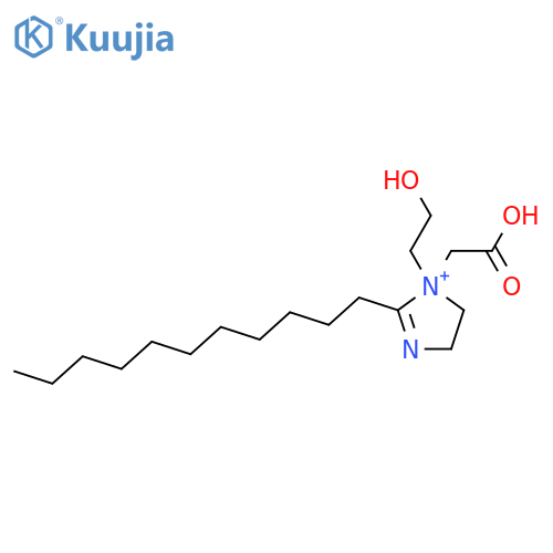 1-(carboxymethyl)-4,5-dihydro-1-(2-hydroxyethyl)-2-undecyl-1H-imidazolium structure