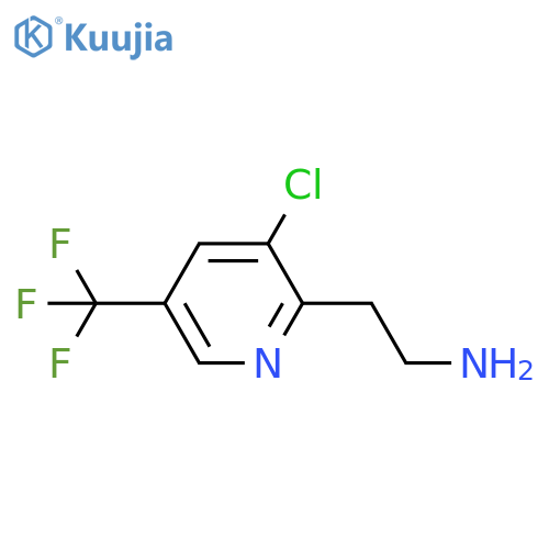 2-3-chloro-5-(trifluoromethyl)pyridin-2-ylethan-1-amine structure