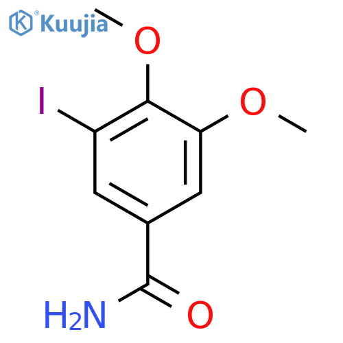3,4-Dimethoxy-5-iodobenzamide structure