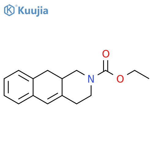 Benz[g]isoquinoline-2(1H)-carboxylic acid, 3,4,10,10a-tetrahydro-, ethylester structure