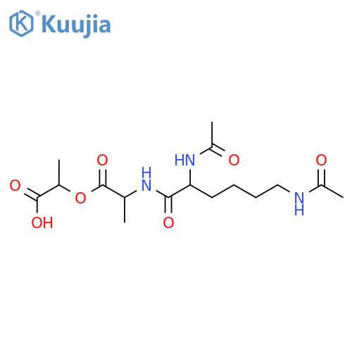 AC-LYS(AC)-D-ALA-D-LACTIC ACID structure
