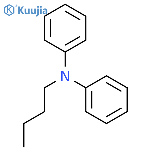 Benzenamine, N-butyl-N-phenyl- structure