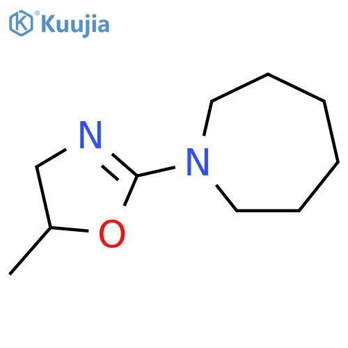 1H-AZEPINE, 1-(4,5-DIHYDRO-5-METHYL-2-OXAZOLYL)HEXAHYDRO- structure