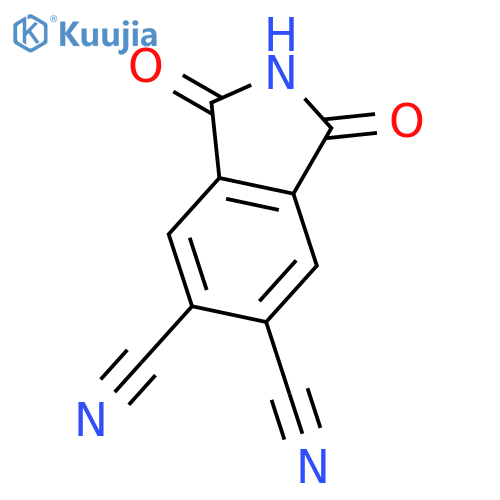 1H-Isoindole-5,6-dicarbonitrile, 2,3-dihydro-1,3-dioxo- structure