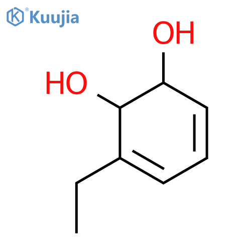 (1S,2R)-3-ethylcyclohexa-3,5-diene-1,2-diol structure