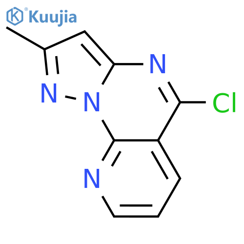 PYRAZOLO[1,5-A]PYRIDO[3,2-E]PYRIMIDINE, 5-CHLORO-2-METHYL- structure