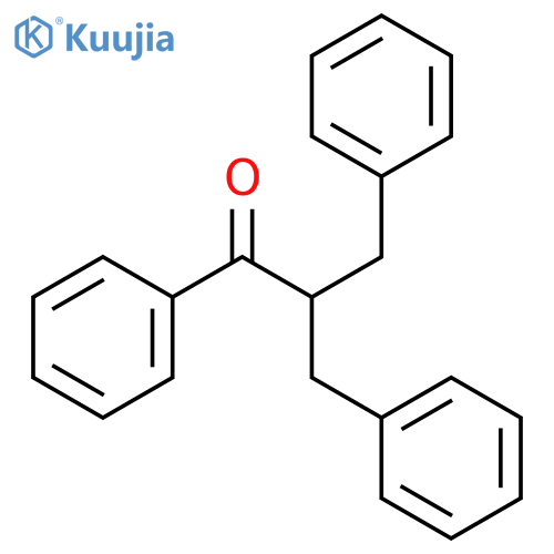 2-benzyl-1,3-diphenylpropan-1-one structure