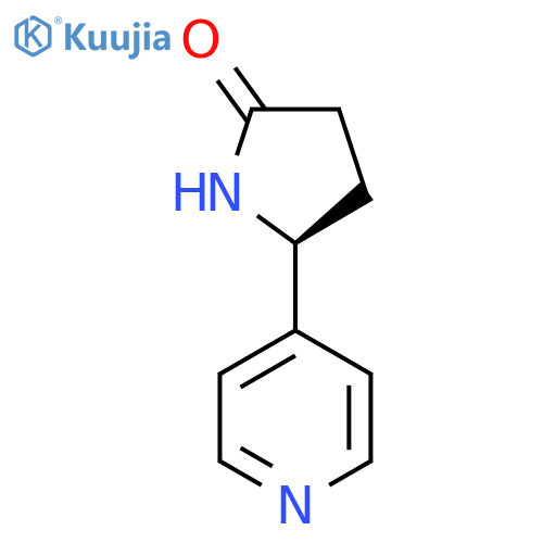 (S)-5-Pyridin-4-yl-pyrrolidin-2-one structure