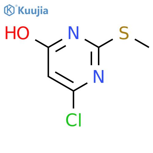 6-chloro-2-(methylsulfanyl)pyrimidin-4-ol structure