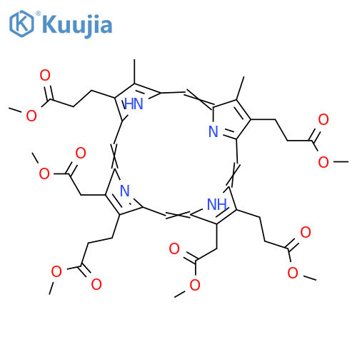 Hexacarboxyporphyrin III; Hexa-Me ester structure