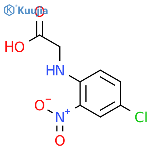 2-[(4-Chloro-2-nitrophenyl)amino]acetic acid structure