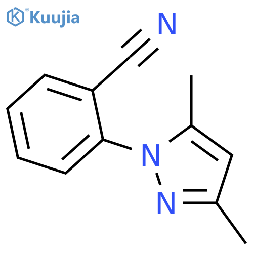 2-(3,5-dimethyl-1H-pyrazol-1-yl)benzonitrile structure