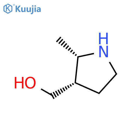[(2S,3S)-2-methylpyrrolidin-3-yl]methanol structure