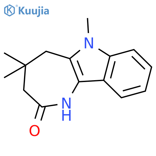 AZEPINO[3,2-B]INDOL-2(1H)-ONE, 3,4,5,6-TETRAHYDRO-4,4,6-TRIMETHYL- structure