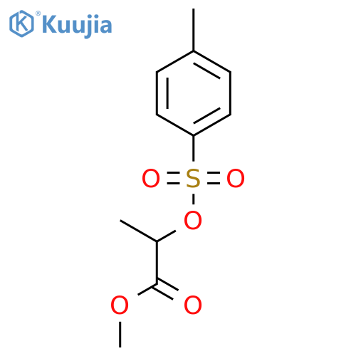 methyl 2-(4-methylbenzenesulfonyl)oxypropanoate structure