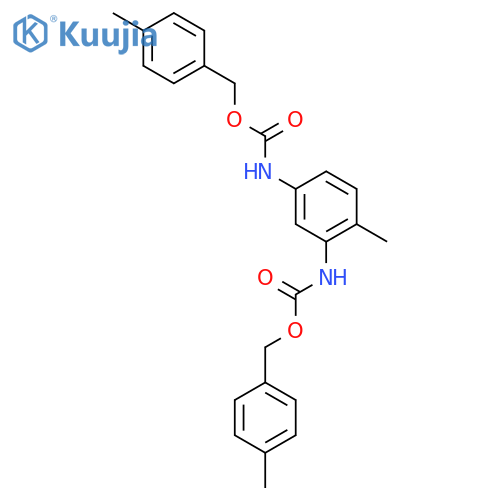 bis(4-methylbenzyl) (4-methylbenzene-1,3-diyl)biscarbamate structure