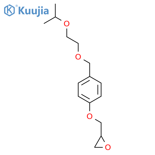 4-2-(1-Methylethoxy)ethoxymethylphenoxymethyloxirane structure