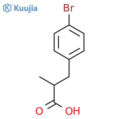 2-(4-Bromobenzyl)propanoic acid structure