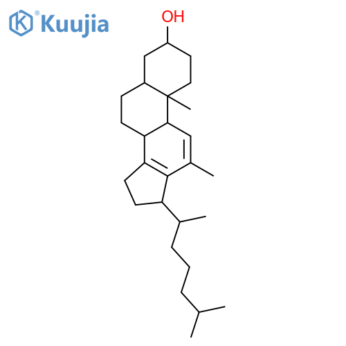 12-methyl-18-norcholesta-8,11,13-trien-3-ol structure