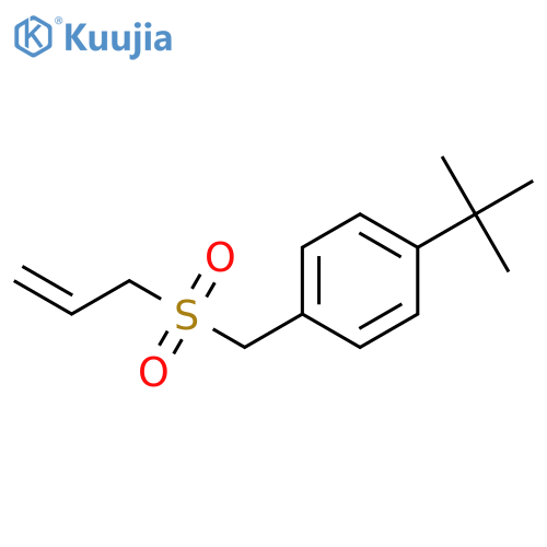 BENZENE, 1-(1,1-DIMETHYLETHYL)-4-[(2-PROPENYLSULFONYL)METHYL]- structure