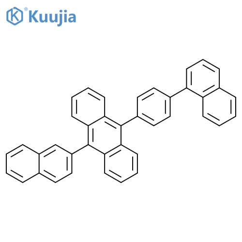 9-(2-Naphthalenyl)-10-[4-(1-naphthalenyl)phenyl]-anthracene structure
