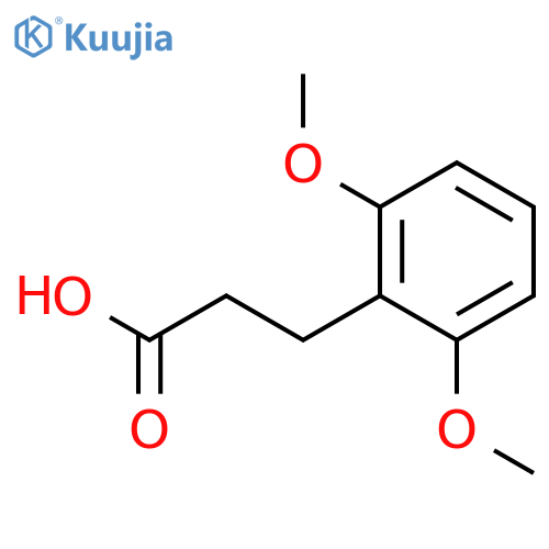 3-(2,6-dimethoxyphenyl)propanoic acid structure