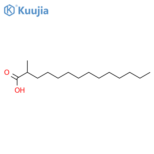Tetradecanoic acid,2-methyl- structure