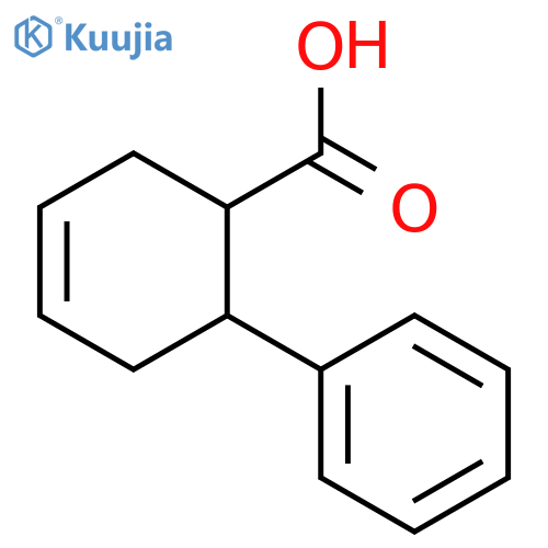 6-phenylcyclohex-3-ene-1-carboxylic acid structure