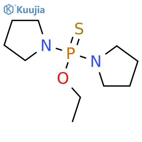 PHOSPHINOTHIOIC ACID, DI-1-PYRROLIDINYL-, O-ETHYL ESTER structure