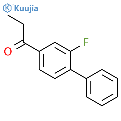 1-Propanone, 1-(2-fluoro[1,1'-biphenyl]-4-yl)- structure