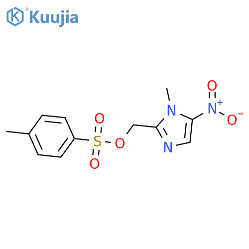 (1-methyl-5-nitro-1H-imidazol-2-yl)methyl 4-methylbenzene-1-sulfonate structure