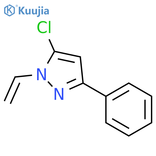 5-Chloro-3-phenyl-1-vinyl-1H-pyrazole structure