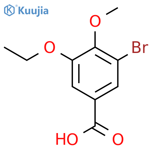 3-Bromo-5-Ethoxy-4-Methoxybenzoic Acid structure