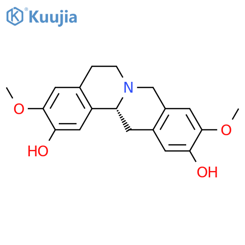(13Ar)-3,10-dimethoxy-6,8,13,13a-tetrahydro-5H-isoquinolino[2,1-b]isoquinoline-2,11-diol structure