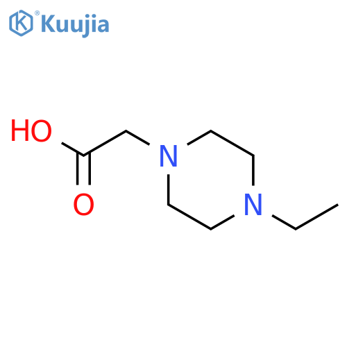 (4-ethyl-1-piperazinyl)acetic Acid structure