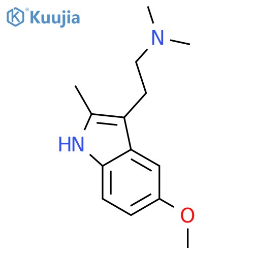 2-(5-methoxy-2-methyl-1h-indol-3-yl)-n,n-dimethylethanamine structure
