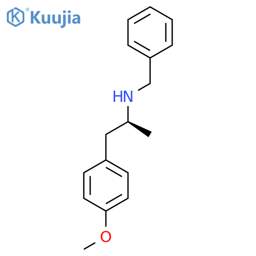 (2S)-N-Benzyl-1-(4-methoxyphenyl)propan-2-amine structure