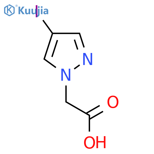 2-(4-iodo-1H-pyrazol-1-yl)acetic acid structure