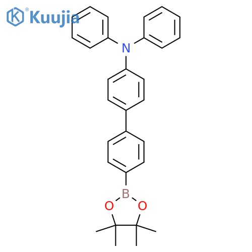 N,N-Diphenyl-4'-(4,4,5,5-tetramethyl-1,3,2-dioxaborolan-2-yl)-[1,1'-biphenyl]-4-amine structure