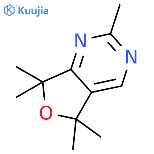 Furo[3,4-d]pyrimidine, 5,7-dihydro-2,5,5,7,7-pentamethyl- structure