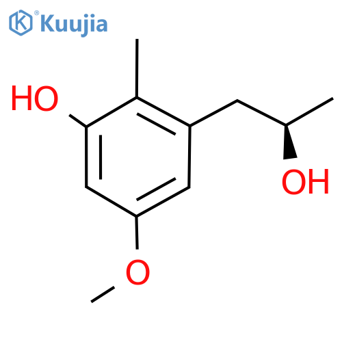 Benzeneethanol, 3-hydroxy-5-methoxy-a,2-dimethyl-, (aR)- structure