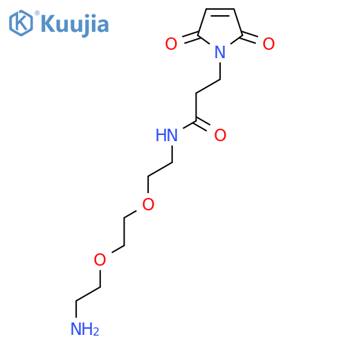Mal-amido-PEG2-amine structure