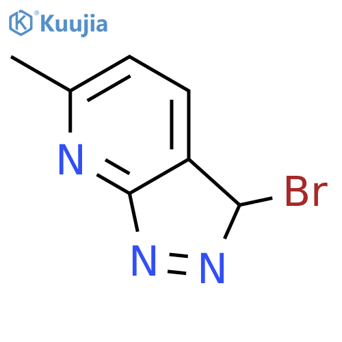 3-Bromo-6-methyl-3H-pyrazolo[3,4-b]pyridine structure