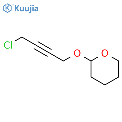 2H-PYRAN, 2-[(4-CHLORO-2-BUTYNYL)OXY]TETRAHYDRO- structure