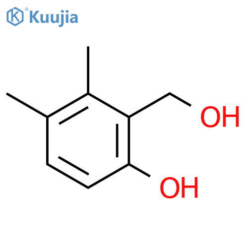 BENZENEMETHANOL, 6-HYDROXY-2,3-DIMETHYL- structure